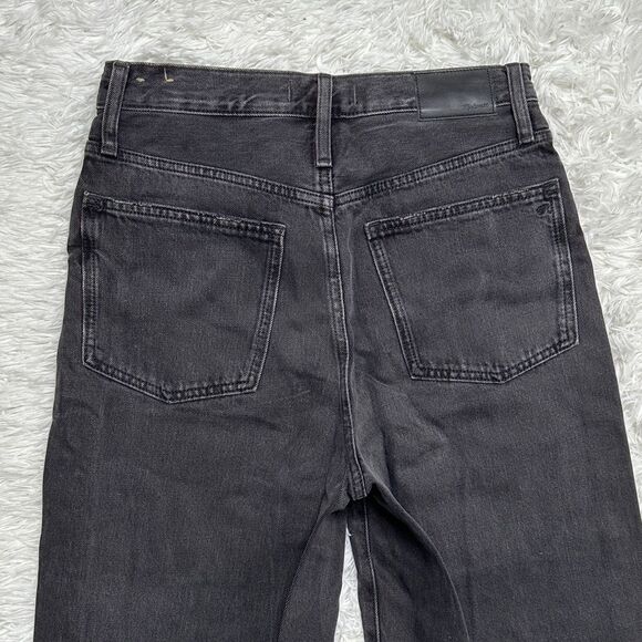 Madewell Black Balloon Jeans In Tall 26 with Button Fly - Picture 10 of 15